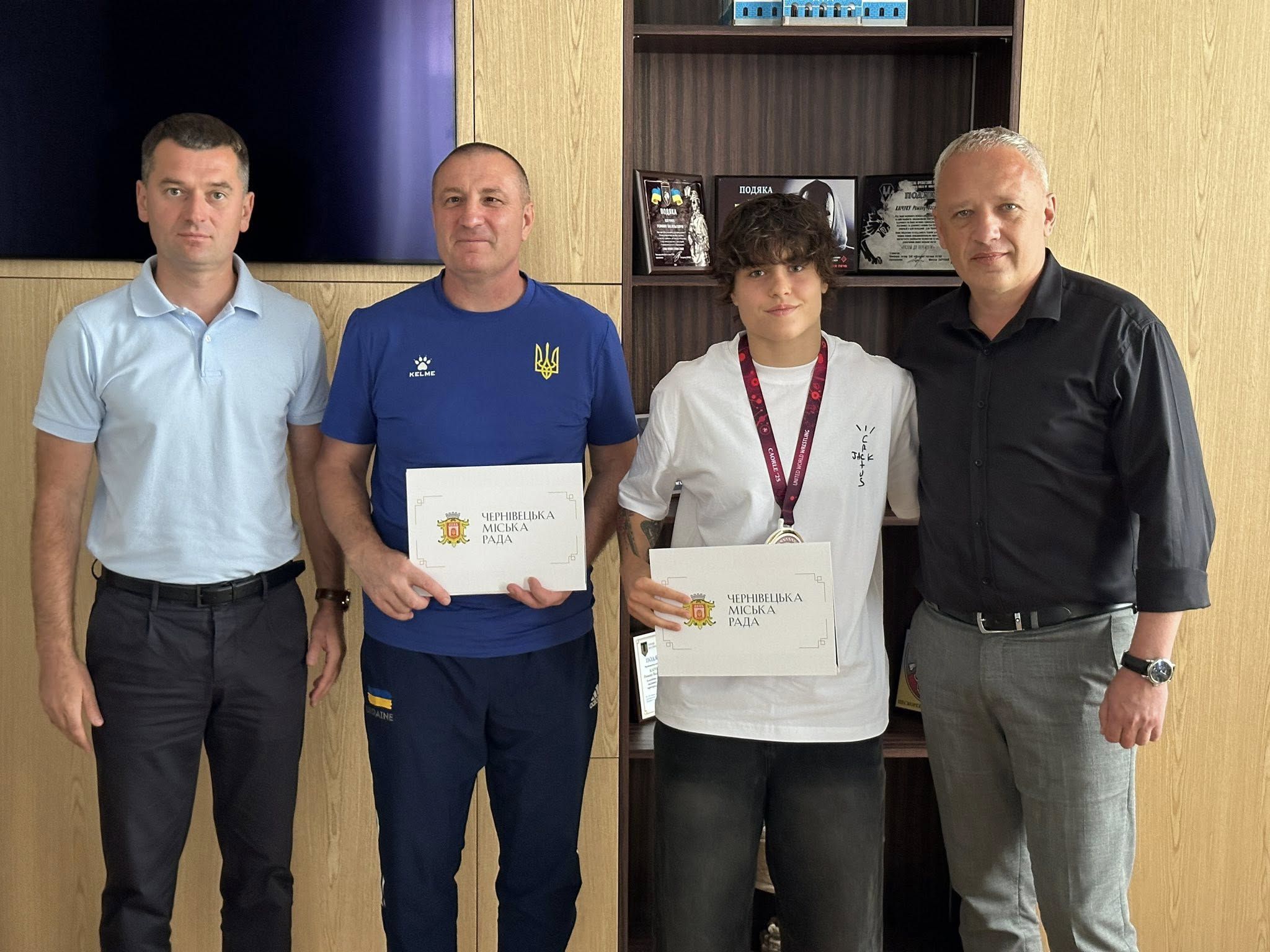 У Чернівецькій міській раді вітали чемпіонку